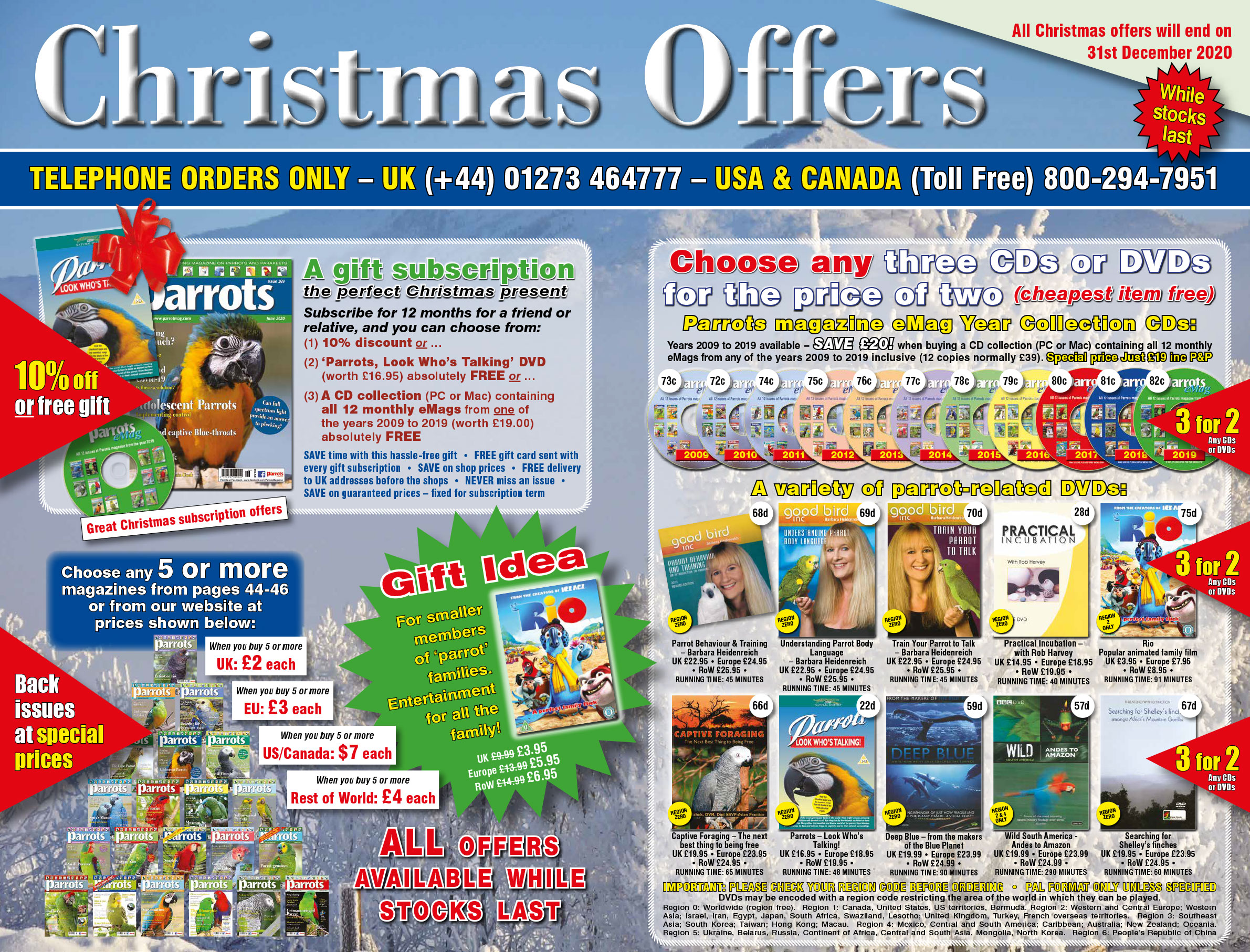 Christmas Offers A3 2020