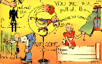 Parrots magazine postcard invitiation