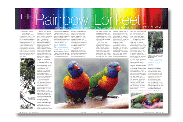 Parrots 151 - August 2010 Parrots 151 - August 2010