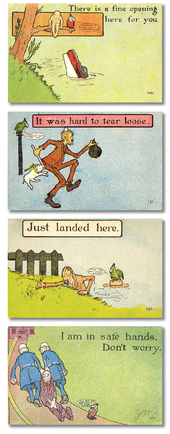Early comic postcards